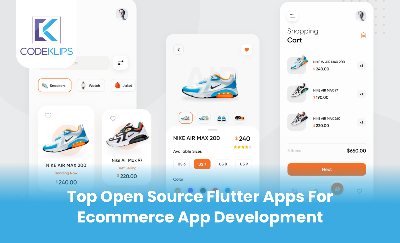 Top Open Source Flutter Apps for E-commerce App Development