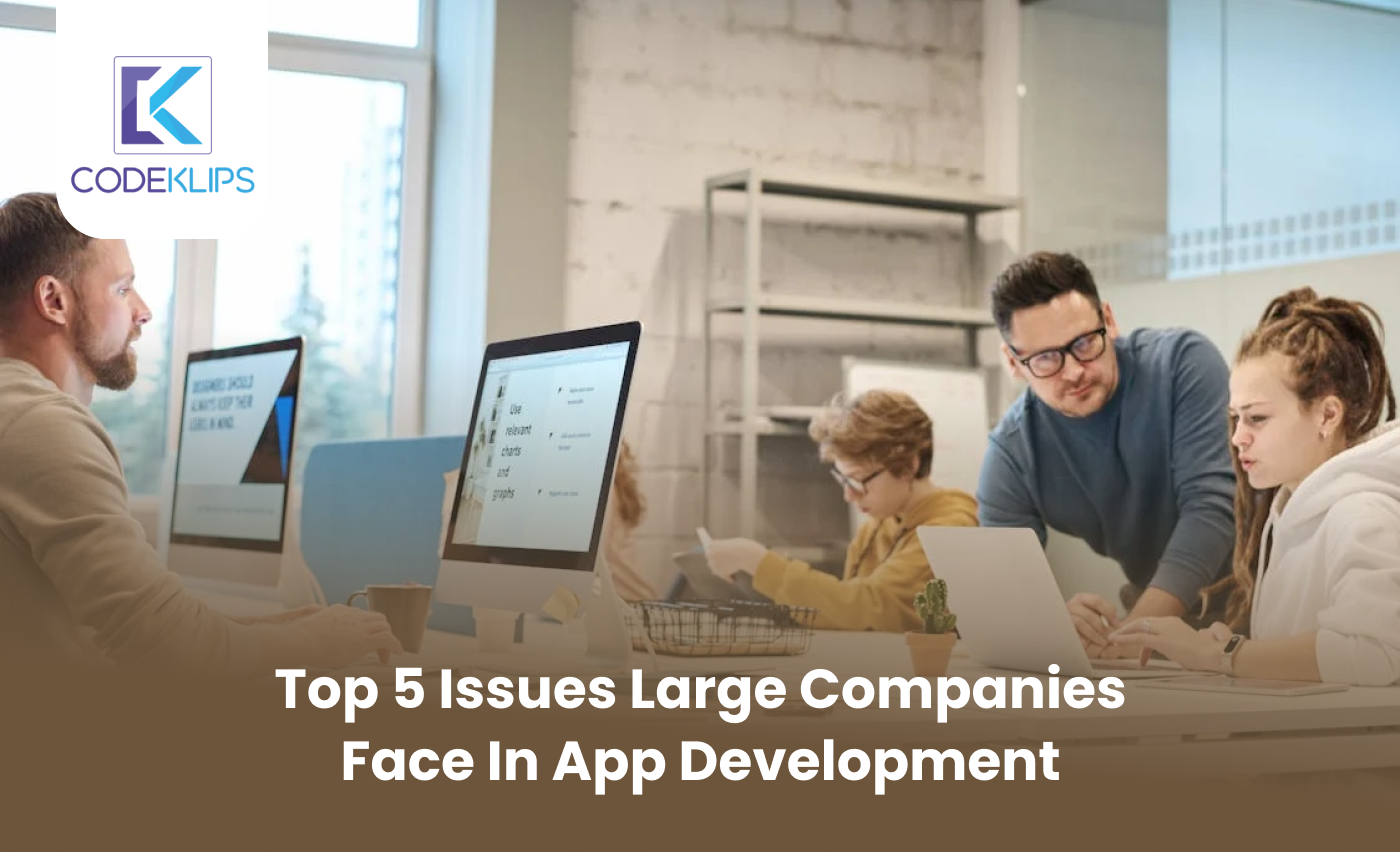 Top 5 Issues Large Companies Face in App Development